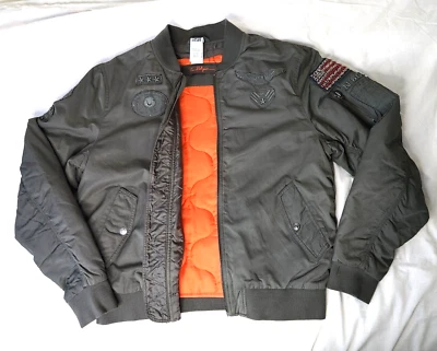 Chaqueta militar de bombardero True Religion para hombre talla 3XL con chaleco desmontable Foto 1 de 4