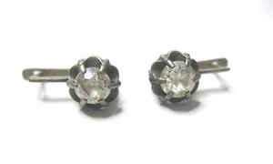 So beautiful Delicate Vintage EARRINGS Silver 875 USSR - Picture 1 of 9