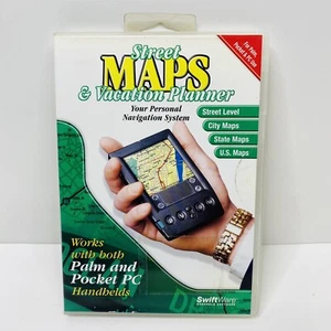 Mapas de calles y planificador de vacaciones para palma y bolsillo PC portátil SwiftWare 2001 - Imagen 1 de 5