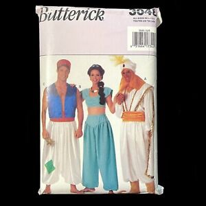 1990s Butterick 3048 Pattern Aladdin Jasmine Genie Adult XS-L Cosplay Disney Cut