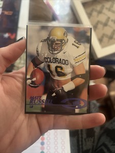 1997 Press Pass Matt Russell #33 Torquers Blue  Colorado Buffaloes