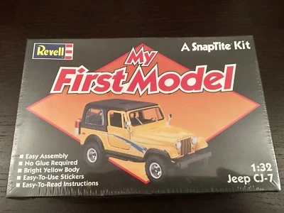 Jeep CJ-7 scala 1:32 REVELL MADE IN USA,nuovo E Sigillato - Immagine 1 di 2