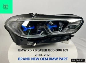 BMW X5 X6 M G05 G06 LASER LED SCHEINWERFER FAHRER SEITE RECHTS 2018-2022 OEM NEU - Bild 1 von 2