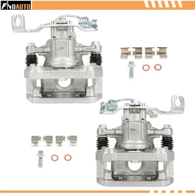 Pinzas de freno traseras izquierda derecha FA con par de soportes para Mercury Montego 2005-2007 Foto 1 de 4