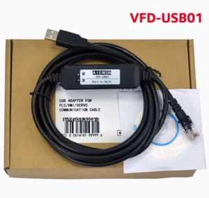 FOR Delta VFD-E/EL/ED/CH2000 series inverter debugging cable VFD-USB01 - Picture 1 of 2