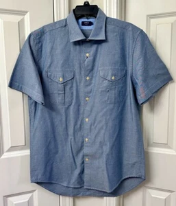 LINCS DC & Co Men's Short Sleeve Woven Shirt, Size-L - Picture 1 of 3