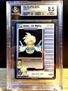 DBZ CCG DRAGON BALL Z GOHAN THE MIGHTY LV3 #156 LIMITED BGS 8.5 NM-MT+ CELL SAGA - Picture 1 of 2