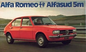 Katalog Prospekt Alfa Romeo Alfasud 5M 04/1976 Frankreich - Bild 1 von 2