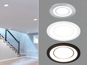 LED Einbaustrahler Decke 230V ohne Trafo Flurbeleuchtung Lampen Treppenaufgang - Bild 1 von 16