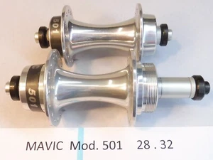 Mavic mod. Juego de bujes 501 SFQR 28,32 / 130 mm - bicicleta NOS L'eroica - Imagen 1 de 14