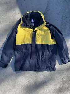 Vintage CHAPS Yellow & Navy Blue Ralph Lauren Jacket Men’s Large L - Picture 1 of 6