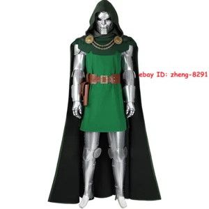 Movie Fantastic Four Doctor Doom Costume Outfit Victor von Doom Cosplay Full Set - Picture 1 of 27