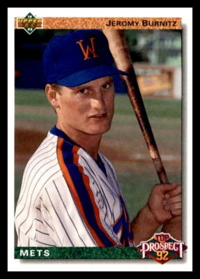 1992 Upper Deck #65 Jeromy Burnitz - Image 1 of 2