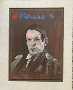 Graf Maya Porträt von Pablo Picasso auf Papier - Bild 1 von 6