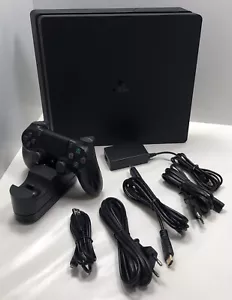 Sony PlayStation 4 Slim 500GB Schwarz (CUH-2116A) Systemsoftware: 8.03 + Dual-LS - Bild 1 von 1