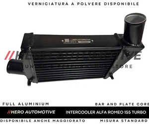 Alfa Romeo 155 Turbo Intercooler Alluminio Plug And Play Standard 60566446 - Afbeelding 1 van 6
