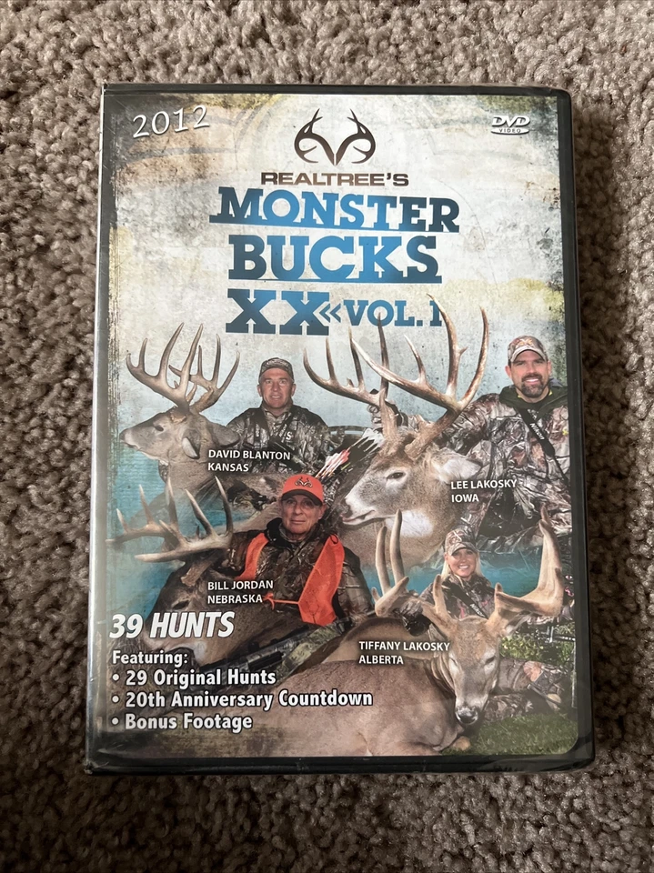 MONSTER BUCKS XX - Vol 1 - Real Tree Deer Hunting DVD SEALED - Image 1 of 1