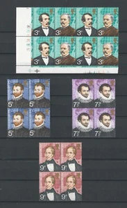 GB QEII 1973 SG923-7 British Explorers Commemorative UMM Blocks - Picture 1 of 1