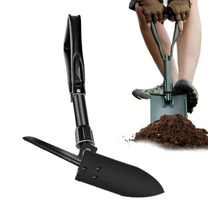 Folding Shovel Heavy Duty Sand Shovel Multifunctional Camping Gadgets - Picture 1 of 12
