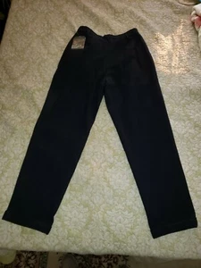 Woolrich Women Pant 10 BLACK Cuffed  - Picture 1 of 7