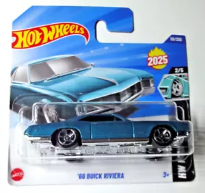 Hot Wheels - 1966 Buick Riviera - Breve Card 1:64 - Hw Modified 2025 - HYW16 - Foto 1 di 2