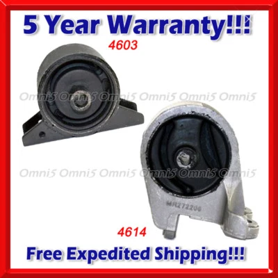 K550 Fit 2000-2005 Mitsubishi Eclipse 3.0L, Front & Rear Motor Mount Set 2PCS - Image 1 of 3