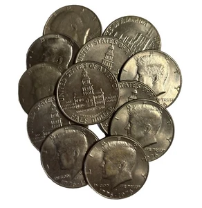 1976-D United States Kennedy Half Dollar 50¢ COIN LOT of 12 Bicentennial KM205 - Picture 1 of 3