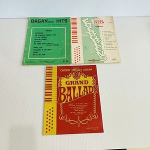 3 Chord Organ Music Books Albert’s & Leed’s Music - Grand Ballads - Organ Hits - Picture 1 of 3
