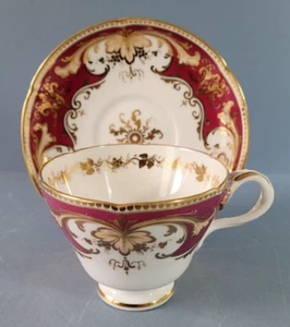 Antique RIDGWAY Porcelain Teacup and Saucer, Pattern 5 1789 Mid 19th century. - Picture 1 of 23