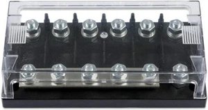 Heavy Duty 6 spot ANL Fuse Holder + 5 100A-500A FUSES - Picture 1 of 10