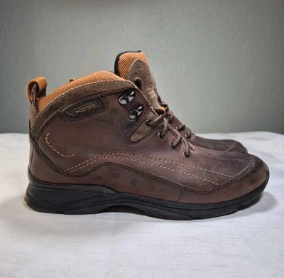 Botas de cuero marrón Rockport XCS HydroShield talla 9,5 impermeables para mujer  Foto 1 de 4