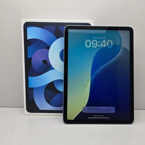 Apple iPad Air 4th Generation Wi-Fi & Cell 64GB 11" Sky Blue - Picture 1 of 7