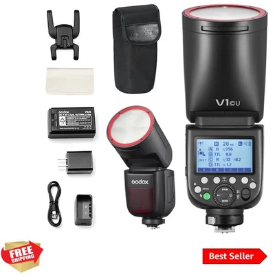 Flash versão V1-C para Canon, lanterna flash V1-CU com TTL 2.4G sem fio,... - Imagem 1 de 4
