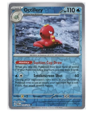 Octillery 034/182 Reverse Holo - SV04: Paradox Rift - NM - Image 1 of 2