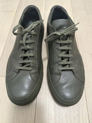 Common Projects Achilles Low Men’s Size 42 Olive Green - Image 1 of 4