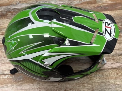Casco de moto de nieve Z1R Dirtbike Arctic Cat Kawasaki talla grande verde Foto 1 de 4