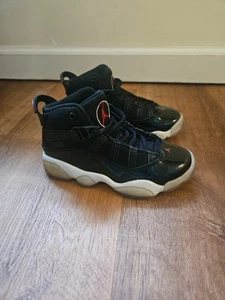 Jordan Boys Size 11 Childrens Black Leather Shoes - Picture 1 of 8