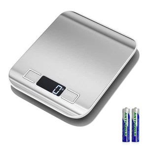 10kg/1g bascula de cocina, inox electronica digital balanza con LCD pantalla y f - Imagen 1 de 7