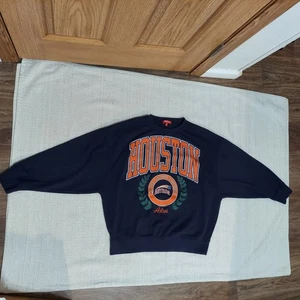 Mitchell & Ness Houston Astros MLB Women's Logo LT Crewneck 2.0 Large $70 - Picture 1 of 9