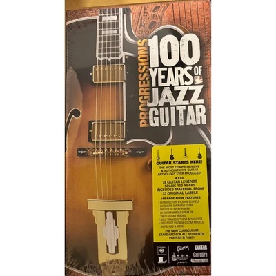 100 Years of Jazz Guitar 4 CD Anthology Book 148 Pages John Scofield Gibson New - Image 1 of 3