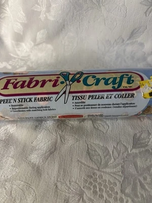 Rollo de peluche pelar y pelar arte tela vintage Rubbermaid nuevo stock antiguo Foto 1 de 4