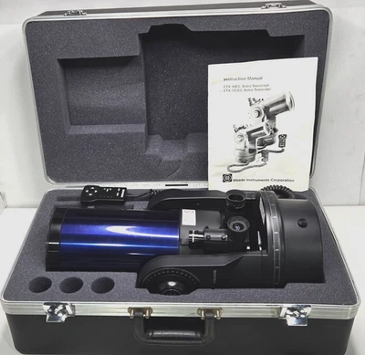 Meade ETX-125EC Astro Observer Telescope with Hard Case No Stand Power Tested - Image 1 of 4
