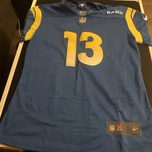 NFL On Field Womens St. Louis LA Rams Kurt Warner Football Jersey Size L Nwt - Picture 1 of 2