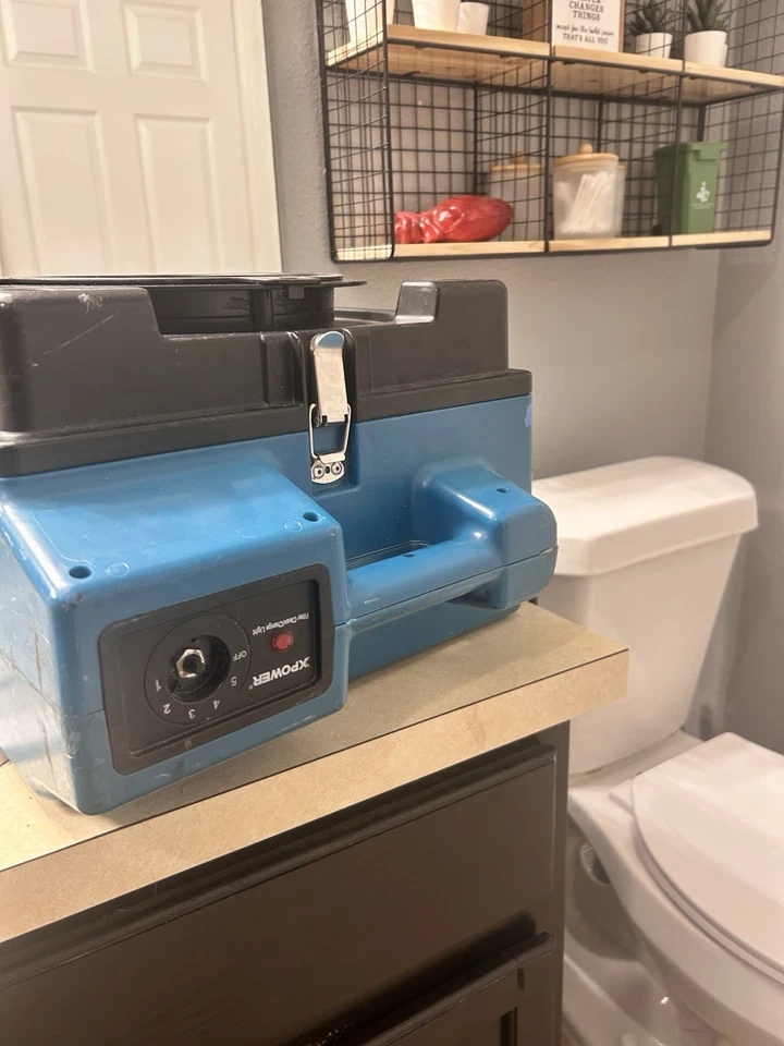 Fregadora de aire profesional HEPA de 3 etapas XPOWER X-3400A. Azul probado, funciona sin caja Foto 1 de 4