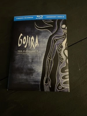 GOJIRA THE FLESH ALIVE  RARE LIMITED EDITION Blu-ray + CD 2012 all regions - Image 1 of 3