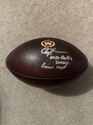 Chase Young Signed/Autographed Game Used Football Fanatics COA NFL Washington - Image 1 of 4