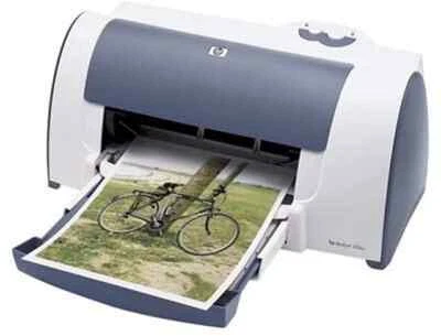 HP Deskjet 656C Workgroup Inkjet Printer With Power Cord -Works Great - Image 1 of 4