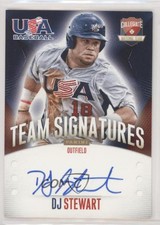 2014 USA Baseball Box Set Collegiate National Team Signatures DJ Stewart Auto
