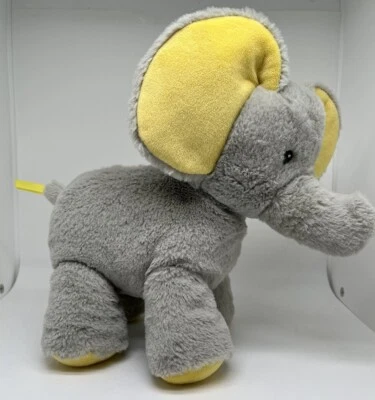Peluche Little Journey Musical Wind Up Elefante Gris Estrella Amarilla Rock a Bye Baby Foto 1 de 4