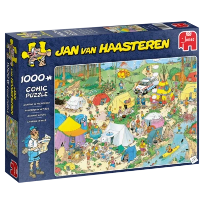 Jumbo 19086 Jan van Haasteren Camping im Wald 1000 Teile Puzzle